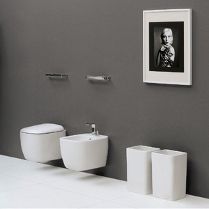 Flaminia Monò WC in ceramica stile europeo WC a doppio filo serbatoio nascosto senza montatura WC in un pezzo per bagno - Product Image 4