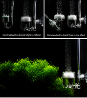 Accessoires d'aquarium : Compteur de bulles de CO2 en plastique PC écologique, diffuseur atomiseur pour aquarium, plantes aquatiques, salon