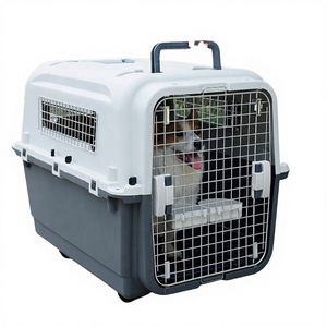 Hyra Mittelgroße Fluggesellschaft-Zugelassene ABS-Material Tragbare Haustiertransportbox für Hunde - Hundekäfig & Reisebehälter - Product Image 4