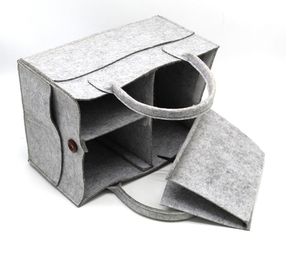 กระเป๋าใส่ผ้าอ้อมเด็กทารกแบบนุ่มแบบพกพากล่องใส่ผ้าอ้อมเด็กทารกผ้าสักหลาดถุงเก็บของของขวัญสำหรับเด็กทารก - Product Image 6