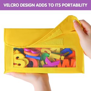 Support magnétique pour marqueurs, tableau blanc ou aimant de réfrigérateur, porte-crayons, organisateur de rangement, pochettes de rangement pour fournitures de bureau et scolaires - Product Image 4