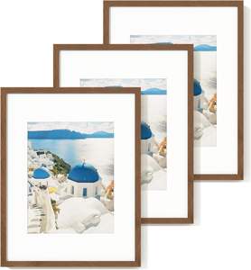 Cadre photo en bois noir et blanc personnalisé et économique pour affiches et photos, disponible en A1, A2, A3, A4, A5, 4x6, 5x7, 6x8, 8x10, 11x14, 12x16, 18x24, 24x36, avec impression - Product Image 1