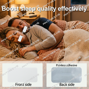 เทปปิดปาก Anthrive Hypoallergenic สำหรับการนอนหลับ ปราศจากสารตกค้าง แผ่นปิดปากเกรดทางการแพทย์ ลอกออกได้อย่างไม่เจ็บปวด สำหรับผู้มีปัญหาการนอนกรน - Product Image 2