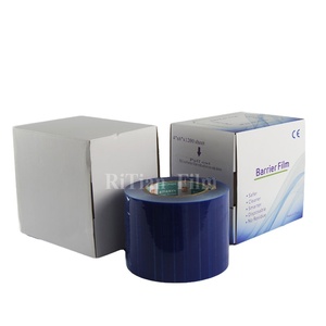 Film barrière dentaire en verre I médical couverture de Film dentaire bleu avec boîte de distribution personnalisée 1200 feuilles - Product Image 1
