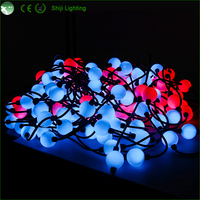 SHIJI Vente Flash : Boule LED 3D à Pixels, Lumière de Noël, DC24V, Lumière LED Pointeuse Extérieure, Lumière à Pixels RGB