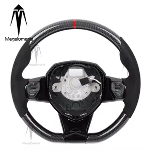 Volant de course en fibre de carbone LED adapté à Lamborghini Aventador <span class=keywords><strong>Huracan</strong></span> Gallardo URUS LP550 LP560 LP570 - Product Image 3
