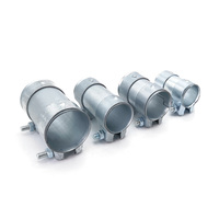 Colliers de serrage réglables pour tuyaux d'échappement, connecteurs de tube, manchons de serrage, 52 mm, 58 mm, 120 mm, collier de serrage pour tuyau