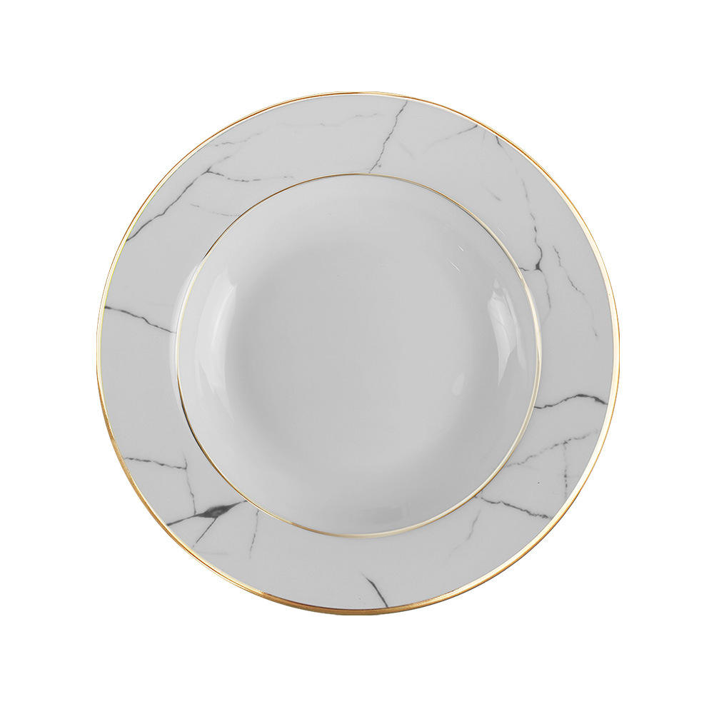 Assiette à soupe de 8 pouces