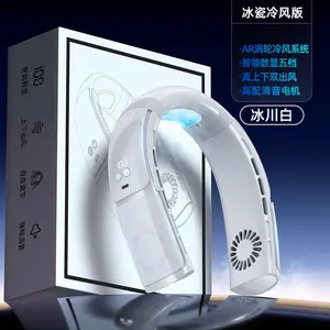 Bán Dẫn Làm Mát Treo Mini Fan Xách Tay USB Có Thể Sạc Lại Lười Biếng Ngoài Trời Điện Thông Minh Mặc Cổ Fan