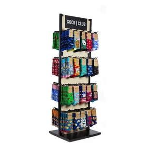 Espositore Moderno in Metallo con Ganci per Calze e Intimo, Ideale per Negozi al Dettaglio - Product Image 3