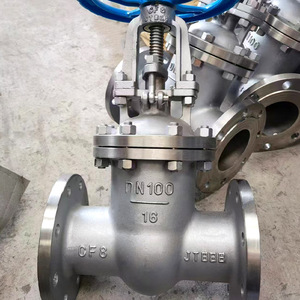 Vanne à opercule en acier inoxydable DN150 16P à double opercule, bride rigide, corps forgé, pour milieux oxygène, huile, azote, ammoniac, boue - Product Image 2