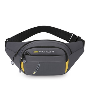 Bolso de pecho para hombre, multifuncional, impermeable, de gran capacidad, informal, para deportes al aire libre, viajes, color gris, negro, verde, azul - Product Image 2