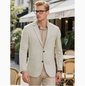 Veste de costume unie pour <span class=keywords><strong>homme</strong></span>, nouvelle collection printemps-automne, style <span class=keywords><strong>décontracté</strong></span>, très tendance en Europe et en Amérique - Product Image 2