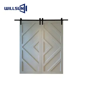 Вилла апартаменты раздвижные двери сарая французский стиль интерьер стальной каркас деревянная дверь