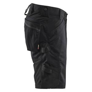 BLAKLADER - 175318329900C60 Pantalones cortos artesanos elásticos Black - EAN 7330509925072 PANTALONES DE TRABAJO PANTALONES CORTOS DE TRABAJO - Product Image 4