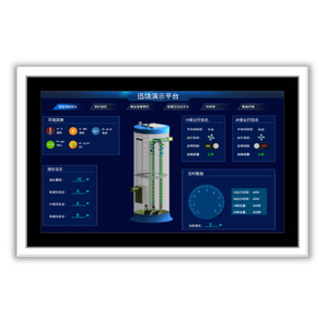 Sunfull BTL 7 pouces HMI PLC tout-en-un, prend en charge BACnet, surveillance à distance par MQTT, installation en boîtier de type 86 pour bâtiments intelligents - Product Image 1