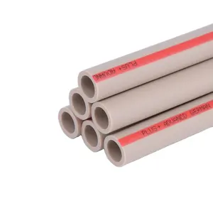 Hot Sale Plastic Manufacturers Polypropylene Material PPR pipe grey color Cappuccino color