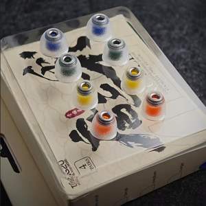 Tangzu Tang Sancai Noble embouts d'<span class=keywords><strong>oreille</strong></span> remplaçables en Silicone liquide de qualité médicale hypoallergénique écouteurs en acier inoxydable bouchons IEM - Product Image 5