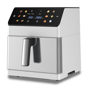 New 8L Air Fryers Stainless Steel <b>Cover</b> Frier Digital Control Oil Free Fryer up and Down 2 Heating 8l Air Fryer New 8L Air Fryer - Product Image 6