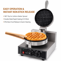 Appareil de cuisine multifonction : Gaufrier électrique double fonction et machine à snacks