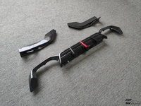 Kit de carrosserie populaire pour pare-chocs arrière personnalisé pour BMW X4M 23-25, diffuseur arrière en fibre de carbone style AE amélioré, outils automobiles