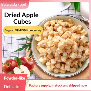 Großhandel Premium-Qualität Vakuumverpackte 100% Getrocknete Apfelwürfel Fruchtsnacks für Gebackene Mittagessen - Product Image 2