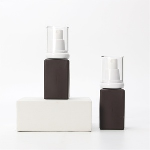 50ml Simple superficie <span class=keywords><strong>mate</strong></span> de plástico cuadrado botella de Spray portátil botella para la loción - Product Image 2