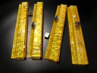 Support de Mahjong en Acrylique de Luxe 17,5 cm |   Poussoir magnétique pliable pour le mahjong américain, idéal pour les jeux de casino et le divertissement |   Portable