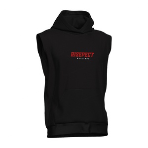 เสื้อฮู้ดแขนกุดสำหรับนักมวยประสิทธิภาพสูง เหมาะสำหรับการวอร์มอัพและการฝึกซ้อม ผลิตจากผ้าฝ้ายผสมเนื้อนุ่ม ช่วยให้คุณพร้อมสำหรับการต่อสู้ - Product Image 6