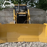 Bulldozer sur chenilles d'occasion CAT D6G, Caterpillar D6G d'origine japonaise avec ripper pour le nivellement des terrains et les travaux de terrassement
