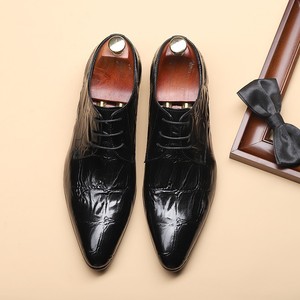 Zapatos Oxford de Vestir para Hombre, de Cuero Genuino, con Punta en Pico, con Cordones, de Color Sólido, Formales, para Todas las Temporadas, Envío Directo - Product Image 4