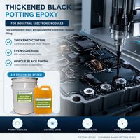 Composé de scellement en résine époxy thermiquement conductrice, adhésif bicomposant AB pour applications de dissipation thermique électronique