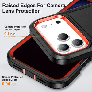 Funda para iPhone 17 con Soporte 3 en 1, Resistente, con Anillo de Soporte, para iPhone 17 Pro Max, Air 16, 15, 14 - Product Image 4