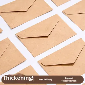 Factory Direct Sale Solid <strong>Color</strong> <strong>Kraft</strong> Paper Small Enveloppes Multiple Specifications Holiday Greeting Card <strong>Envelope</strong> - Product Image 4