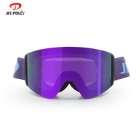 Lunettes de ski OTG personnalisées avec logo OEM, verres magnétiques de luxe pour l'extérieur, photochromiques, pour snowboard,