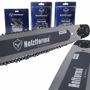 Barra guida solida da 72 pollici 3/8" .063" con 210 maglie di trasmissione e catena a dente pieno per Husqvarna 365 372 385 390 - Product Image 2