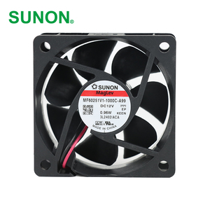 Ventilateur axial de cabinet électrique SUNON MF60251V1-1000C-A99 OEM/ODM en plastique 60x60x25mm 12VDC 75mA 0.96W 4500RPM 23.5CFM - Product Image 1