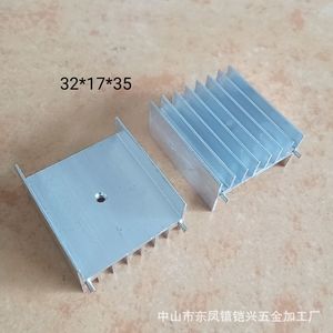 Disipador de Calor de Aluminio Yx 32x17x35 mm para Rectificador de Puente TO220 MOSFET Tiristor Montaje Superficial - Product Image 2