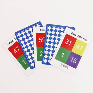 Cartes de calcul rapides en plastique, accessoires éducatifs magiques pour les jeunes de 15 à 35 ans, outil d'entraînement cognitif - Product Image 3