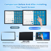 Pantalla Táctil Interactiva para Mesa de Juego de 15-24 Pulgadas, Material Ecológico, PC Industrial, Fábrica Yingtouch