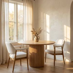 Tavolo da Pranzo Moderno <span class=keywords><strong>in</strong></span> <span class=keywords><strong>Legno</strong></span> di Pino Massiccio Naturale per Casa o Hotel, Arredamento per Sala da Pranzo - Product Image 3