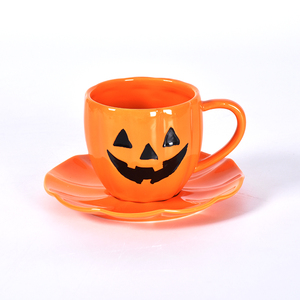 Stoviglie serie zucche decorazione apparizione ceramica prezzo di fabbrica all'ingrosso set di stoviglie di Halloween festa moderna irregolare - Product Image 4