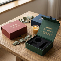 Boîtes d'huiles essentielles faites à la main (5ml/10ml/15ml/30ml) - Coffrets cadeaux d'échantillons et multi-flacons avec impression quadricolore et fermeture magnétique