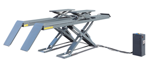 Elevador de coche de tijera de doble nivel ultrafino elevador de coche hidráulico secundario principal con <span class=keywords><strong>CE</strong></span> para alineación de ruedas - Product Image 2