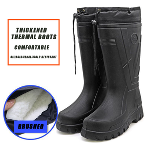 विरोधी तेल पर्ची आर्कटिक ठंडे मौसम के जूते और अत्यधिक सर्दियों के लिए फैशन और कार्य को गर्म रखने के लिए गर्म थर्मल एवा लड़ाकू जूते - Product Image 2