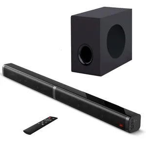 80W TV Soundbar Detachable Wireless Speakers Subwoofers Wired Home Theater 3D Stereo Sound Bar Support Optical RCA AUX