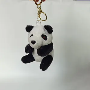 工厂新设计高品质逼真的小球熊猫毛绒玩具可爱毛绒玩具定制生态熊猫