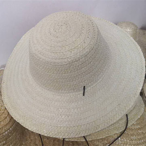 <b>Straw</b> <b>Hat</b> Large Brim Wheat <b>Straw</b> Unisex Summer Outdoor Protection <b>Hat</b> - Product Image 1