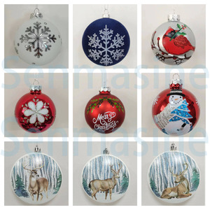 Set di 60 Palline di Natale in Cristallo Trasparente da 60mm, Decorazioni Natalizie Moderne da Appendere all'Albero - Product Image 5