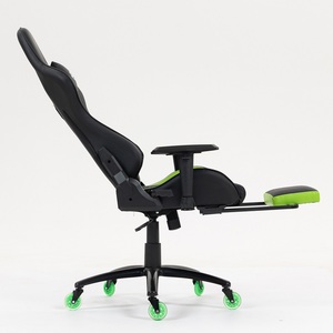 Silicone <strong>Wheels</strong> Popular E-sport Massage Lumber Support <strong>Gamer</strong> Sillas Cheap Price LOW MOQ Computer Gaming <strong>Chairs</strong> with Footrest - Product Image 2